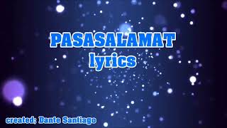 Pasasalamat with lyrics [upl. by Mackenie]