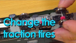 How to replace the traction tires Trainroom [upl. by Hubsher]