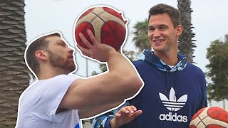 Can Jordan Kilganon Beat NBA Player Danilo Gallinari In Shooting Contest [upl. by Odlanar]