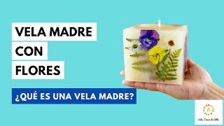 Como Hacer VELAS ARTESANALES 🌺🌿Técnica VELA MADRE [upl. by Gnouhp]