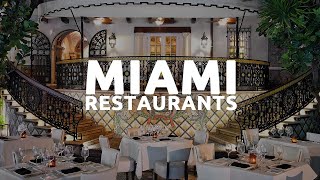 Top 10 Best Restaurants In MIAMI  Fine Dining [upl. by Elbert926]