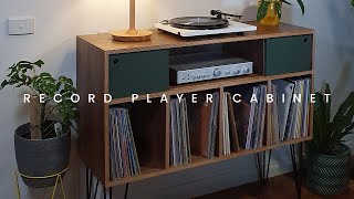 Midcentury Modern Record Player Cabinet  DIY Build [upl. by Barboza]