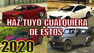 GTA V COMO HACER QUE UN COCHE SEA TUYO  COMO GUARDAR COCHES EN GTA V ONLINE [upl. by Canter]