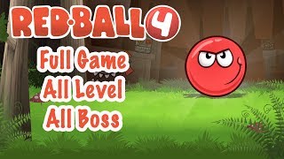 Red Ball 4  All level  All Boss  Full Game [upl. by Narat184]