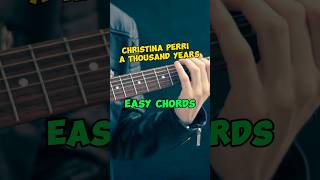 Christina Perri  A Thousand Years  easy guitar chords for beginner fingerstyle tutorial [upl. by Cirred]