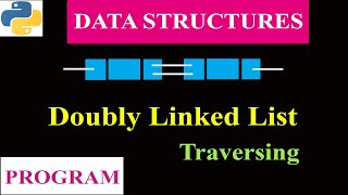 Doubly Linked List  Program  Traversing Operation  Data Structures [upl. by Noisla]