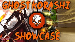 Shindo Life Ghost Korashi Showcase [upl. by Joh]