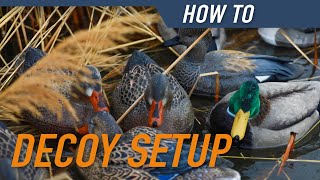 HOW TO SETUP WATERFOWL DECOYS  Hunters Connect [upl. by Utta777]