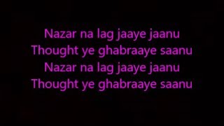 nazar na lag jaaye lyrics [upl. by Olwen]