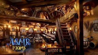 Harry Potter Inspired ASMR  ☼ Three Broomsticks Inn ♨  Hogsmeade Ambience  1 hour HD Cinemagraphs [upl. by Akinas267]