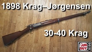 The Incredible 1898 Krag Jorgensen Rifle in 3040 Krag [upl. by Fraze]