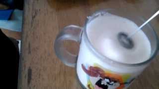 Aerolatte Review Frothing Cold Milk In Under 1 Minute [upl. by Townshend69]