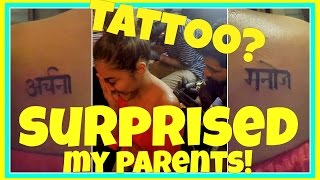 Getting a Tattoo  Being a Momo Ninja Surprising My Parents amp Much More  MostlyVlogs [upl. by Yrelav]