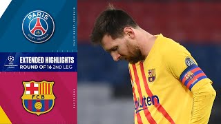 Paris SaintGermain vs Barcelona Extended Highlights  UCL on CBS Sports [upl. by Naihtniroc]