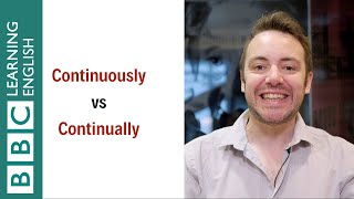 Continuously vs continually  English In A Minute [upl. by Acinoev]