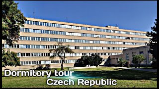 European Dormitory tour Czech Republic  Student Dorm  Masaryk University  Brno [upl. by Etnauj]