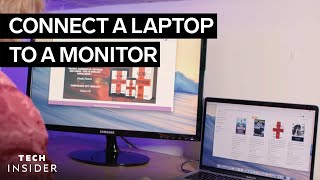 How To Connect A Laptop To A Monitor [upl. by Eizzik36]