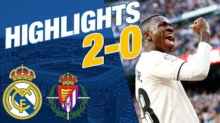 REAL MADRID 20 VALLADOLID  ALL GOALS amp HIGHLIGHTS  LaLiga [upl. by Seel]