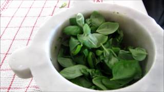 How to make Pesto Genovese original Italian recipe for Pasta Sauce [upl. by Canty204]