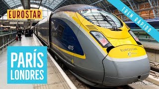 Eurostar de París a Londres  tren rápido [upl. by Dej]