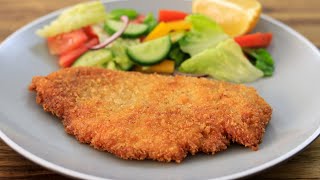 Chicken Schnitzel Recipe  How to Make Chicken Schnitzel [upl. by Moira]