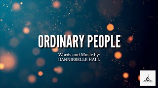 quotOrdinary Peoplequot  Piano Accompaniment and Lyrics [upl. by Rahsab]