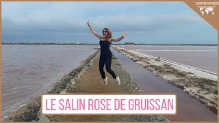 Visite la France  Le salin rose de Gruissan à 30 min de Narbonne [upl. by Vizza]