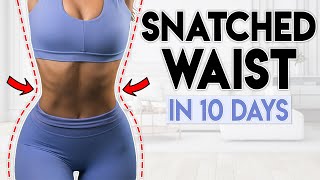 SNATCHED WAIST amp ABS in 10 Days  5 minute Home Workout [upl. by Rugen916]