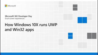 How Windows 10X runs UWP and Win32 apps [upl. by Alvan]