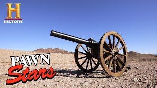 Pawn Stars EXPLOSIVE DEAL for EXPENSIVE Antique Cannon Season 17  History [upl. by Griswold]