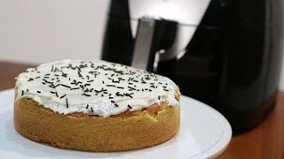 How to Make a Cake in Air Fryer  Easy Air Fryer Cake [upl. by Irmina]